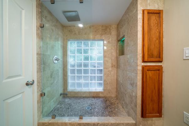 Bathroom, Glass Shower, Interior