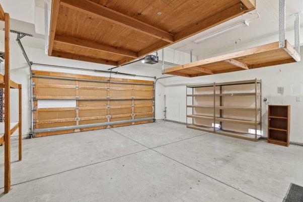 Garage, Interior, Wooden Beams, Wooden Ceilings