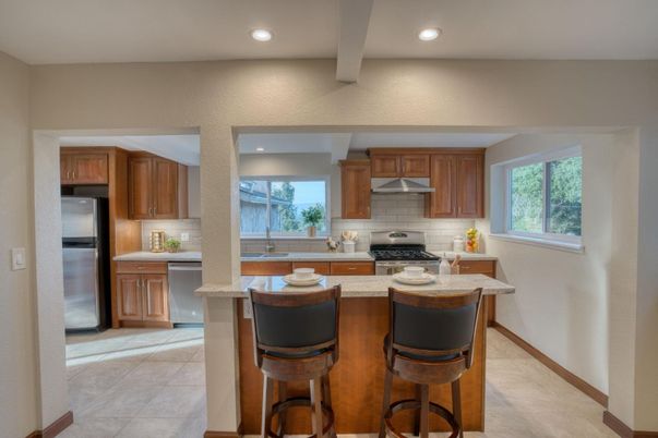 Interior, Kitchen, Recessed Lighting, Stainless Steel Appliances