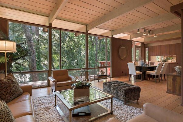 Dining room, Interior, Living room, Sun Room, Wooden Beams, Wooden Ceilings, Wood Texture Flooring
