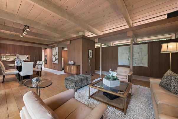 Dining room, Interior, Living room, Wooden Beams, Wooden Ceilings, Wood Texture Flooring, Wooden Walls