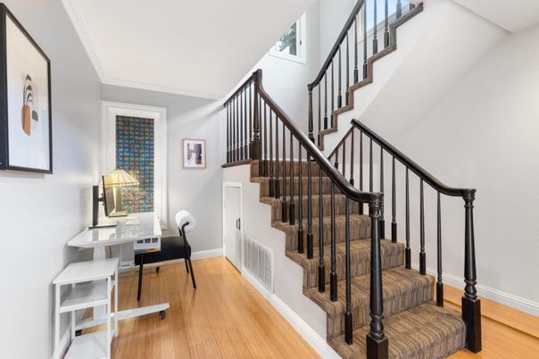 Home Office, Interior, Wood Texture Flooring