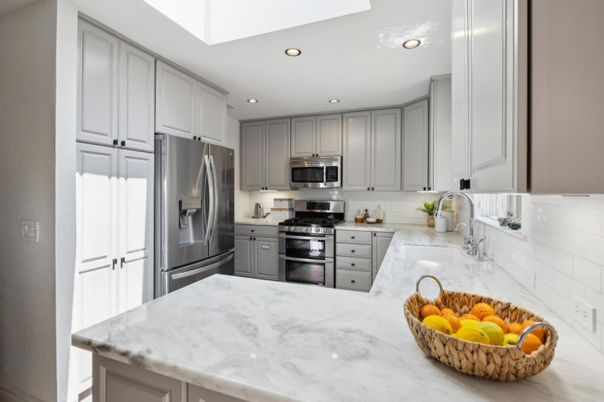 Interior, Kitchen, Recessed Lighting, Stainless Steel Appliances