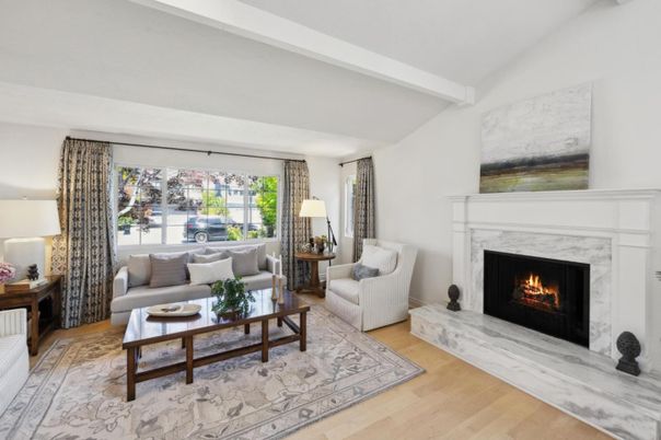Fireplace, Interior, Living room, Wood Texture Flooring