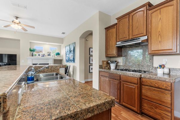 Interior, Kitchen, Wood Texture Flooring