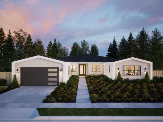 Attached, Exterior, Facade, Ranch