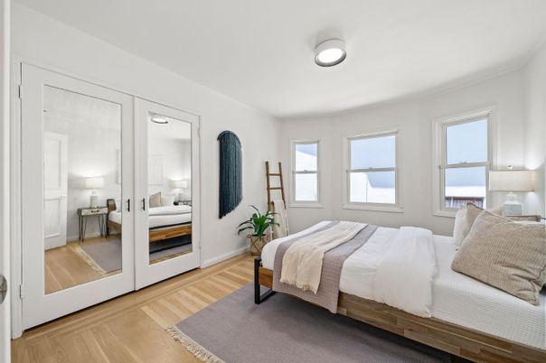 Bedroom, Interior, Wood Texture Flooring