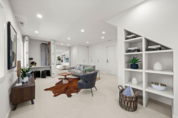 Interior, Living room, Recessed Lighting