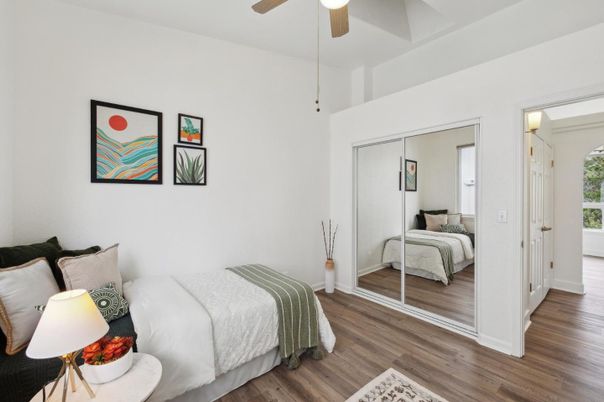 Bedroom, Interior, Wood Texture Flooring
