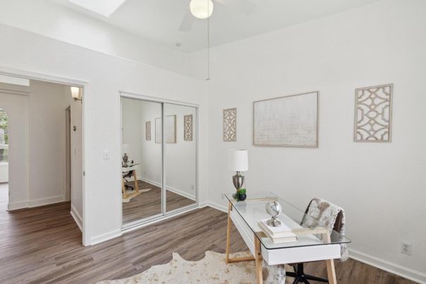 Home Office, Interior, Wood Texture Flooring