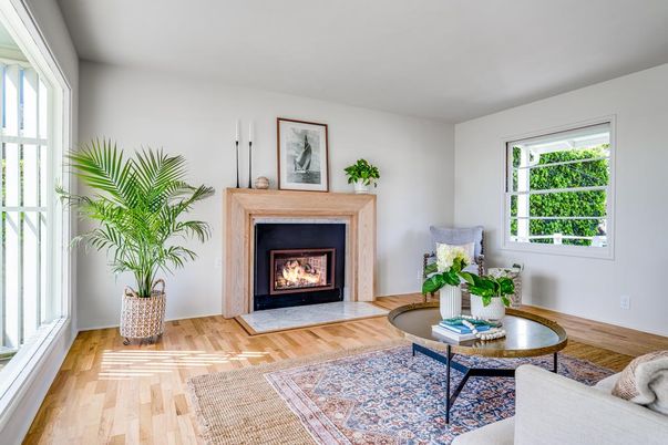 Fireplace, Interior, Living room, Wood Texture Flooring