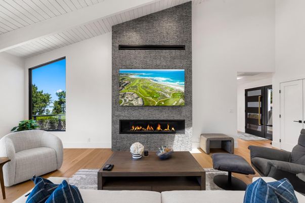 Fireplace, Interior, Living room, Wood Texture Flooring