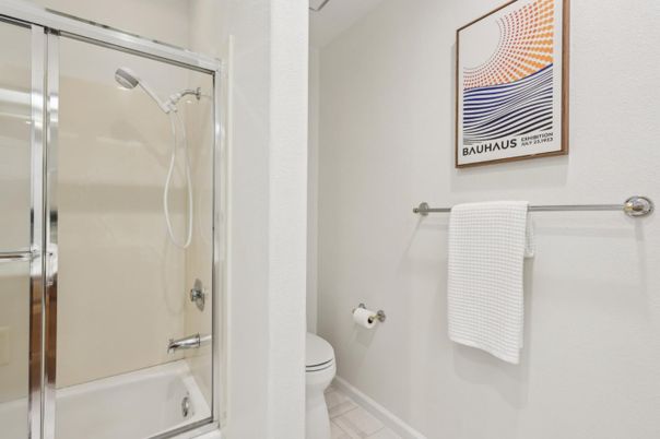 Bathroom, Glass Shower, Interior