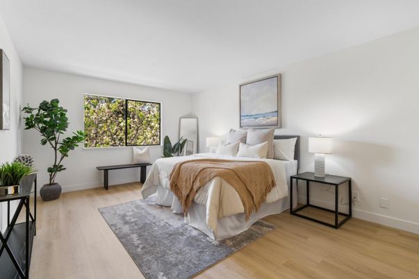 Bedroom, Interior, Wood Texture Flooring
