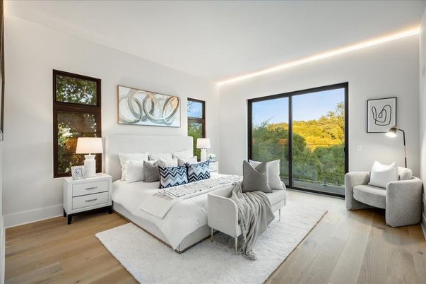 Bedroom, Interior, Wood Texture Flooring