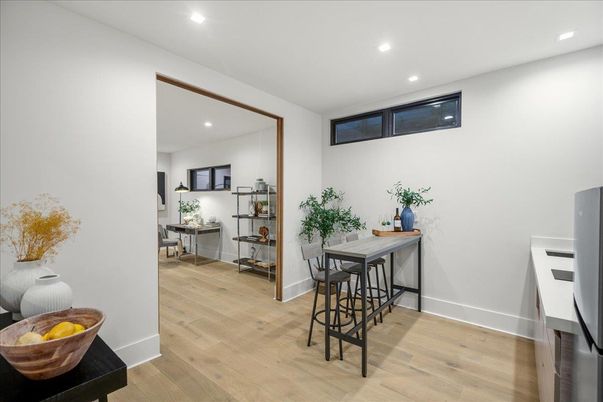 Interior, Recessed Lighting, Wood Texture Flooring