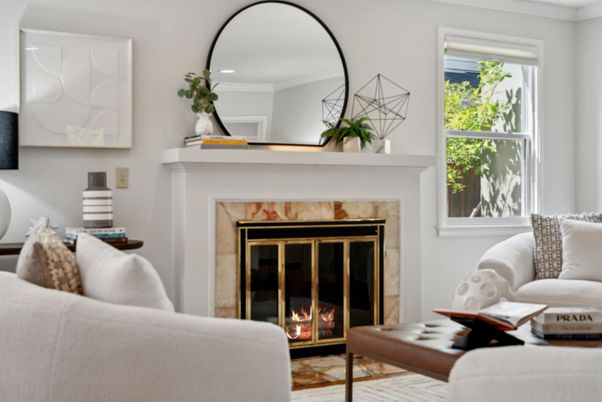 Fireplace, Interior, Living room