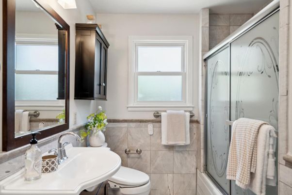 Bathroom, Glass Shower, Interior