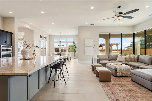 Dining room, Interior, Kitchen, Living room, Pendant Lights, Recessed Lighting
