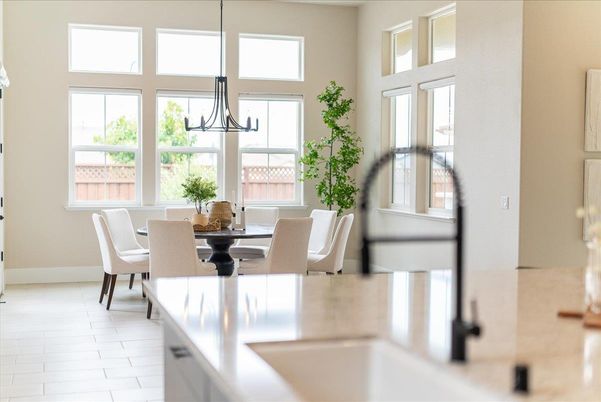 Dining room, Interior, Pendant Lights