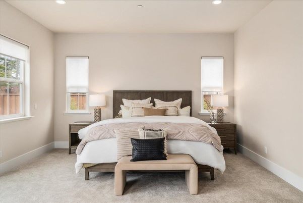 Bedroom, Interior, Recessed Lighting