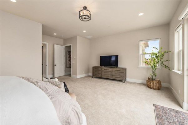 Bedroom, Interior, Recessed Lighting