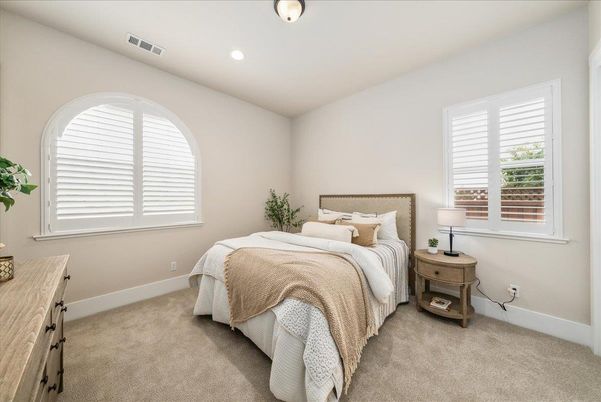 Bedroom, Interior, Recessed Lighting