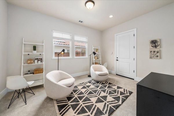 Home Office, Interior, Recessed Lighting