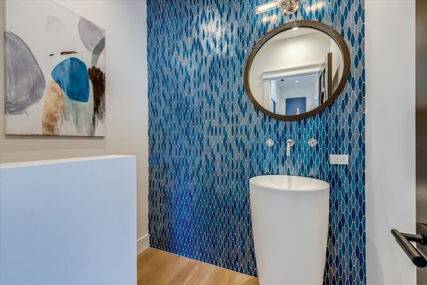 Bathroom, Free Standing Baths, Interior, Wood Texture Flooring