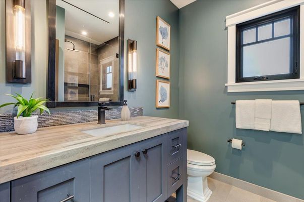 Bathroom, Interior, Recessed Lighting