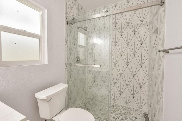 Bathroom, Glass Shower, Interior