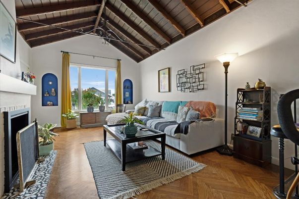 Fireplace, Interior, Living room, Wooden Beams, Wooden Ceilings, Wood Texture Flooring