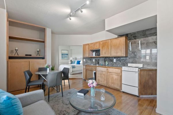 Dining room, Interior, Kitchen, Living room, Wood Texture Flooring