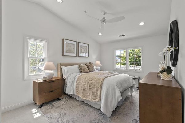 Bedroom, Interior, Recessed Lighting