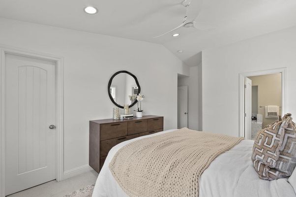 Bedroom, Interior, Recessed Lighting
