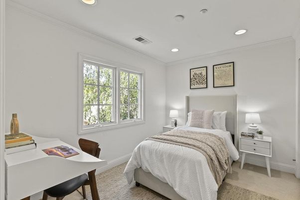 Bedroom, Home Office, Interior, Recessed Lighting