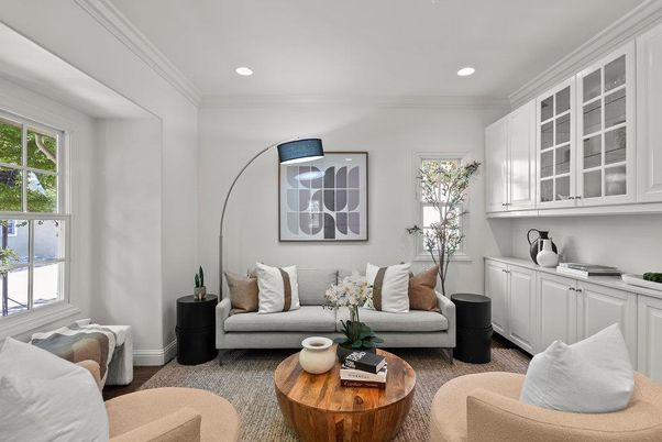 Interior, Living room, Recessed Lighting