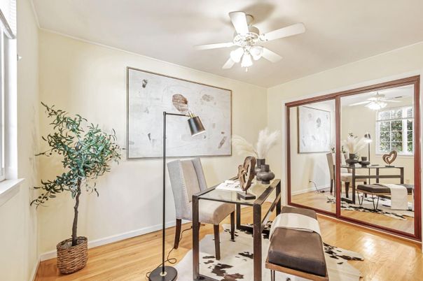 Home Office, Interior, Wood Texture Flooring