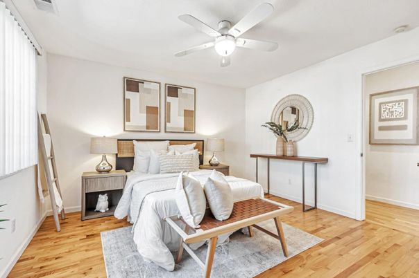 Bedroom, Interior, Wood Texture Flooring