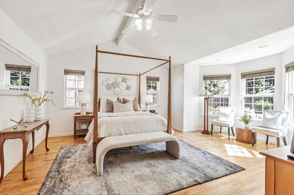 Bedroom, Interior, Wood Texture Flooring