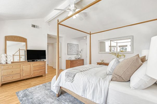 Bedroom, Interior, Wood Texture Flooring
