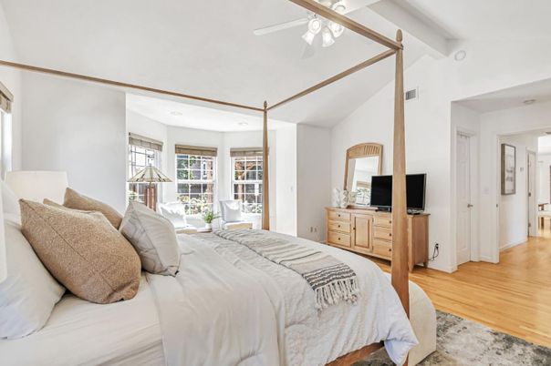Bedroom, Interior, Wood Texture Flooring