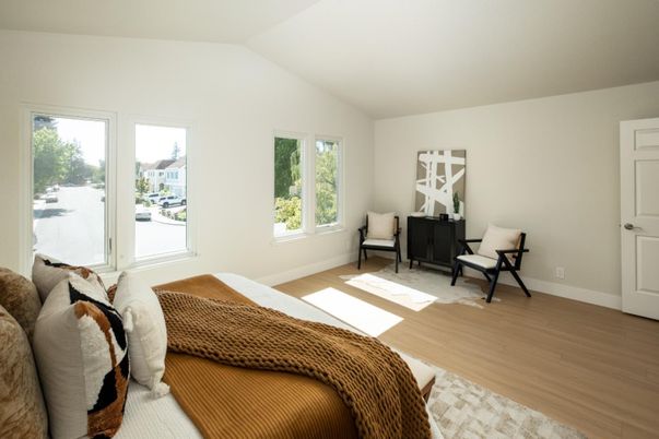 Bedroom, Interior, Wood Texture Flooring