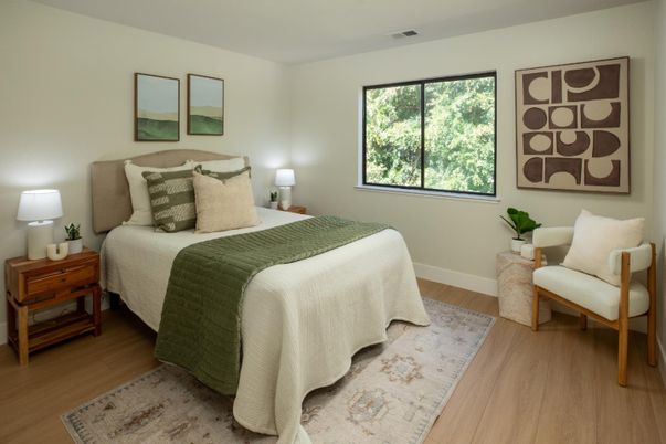 Bedroom, Interior, Wood Texture Flooring