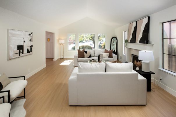 Fireplace, Interior, Living room, Wood Texture Flooring