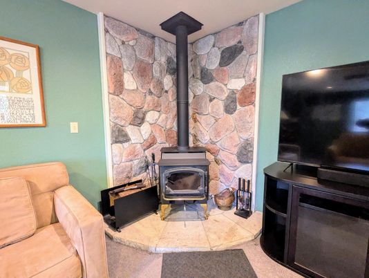 Fireplace, Interior, Stone Walls