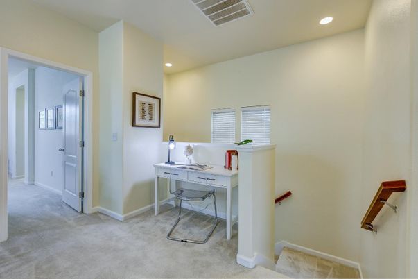 Home Office, Interior, Recessed Lighting