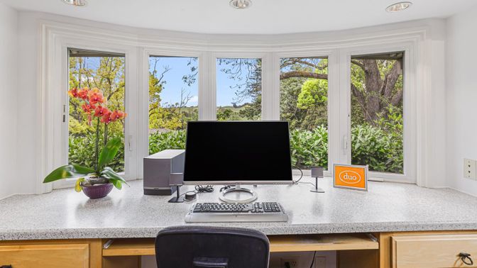 Home Office, Interior, Recessed Lighting