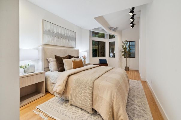 Bedroom, Interior, Wood Texture Flooring