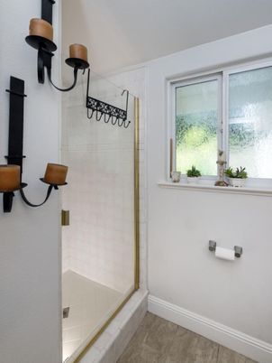 Bathroom, Glass Shower, Interior